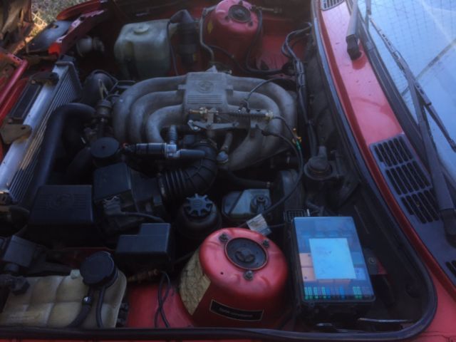 1988 Red BMW 3-Series