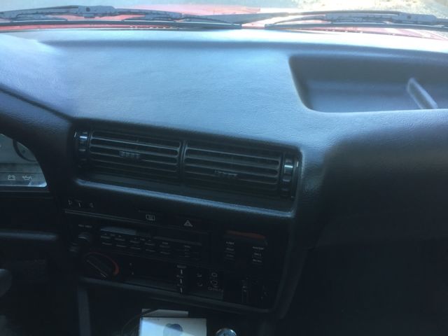 1988 Red BMW 3-Series