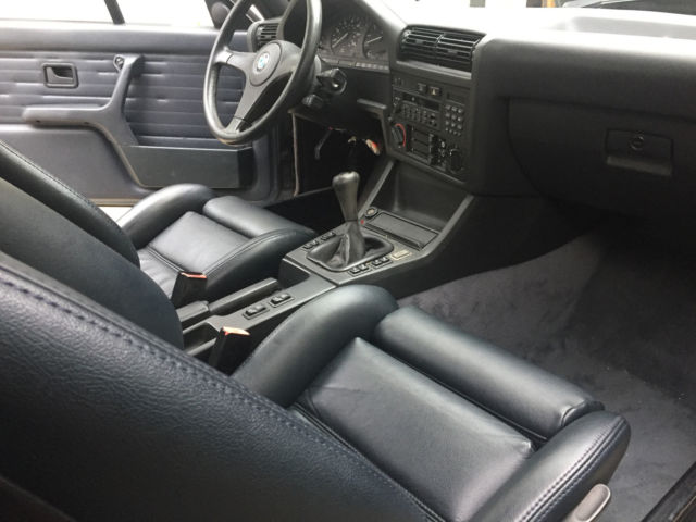 1988 Blue BMW 3-Series Convertible