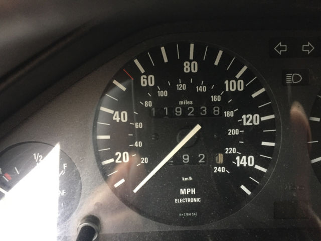 1988 Blue BMW 3-Series Convertible