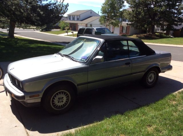 1988 Silver BMW 3-Series Convertible