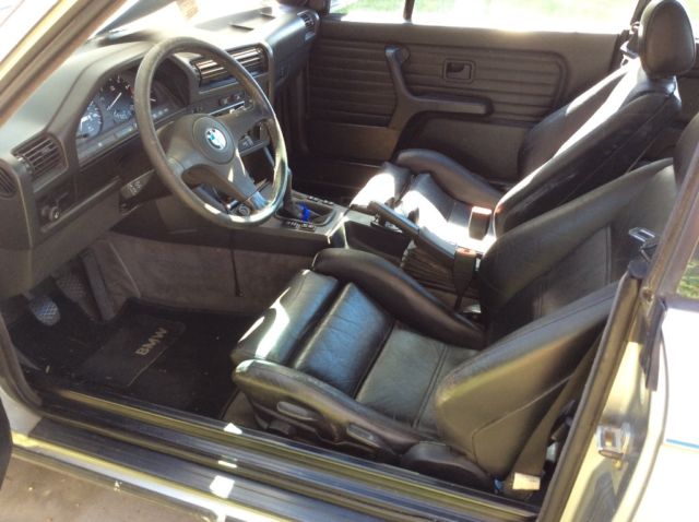 1988 Silver BMW 3-Series Convertible