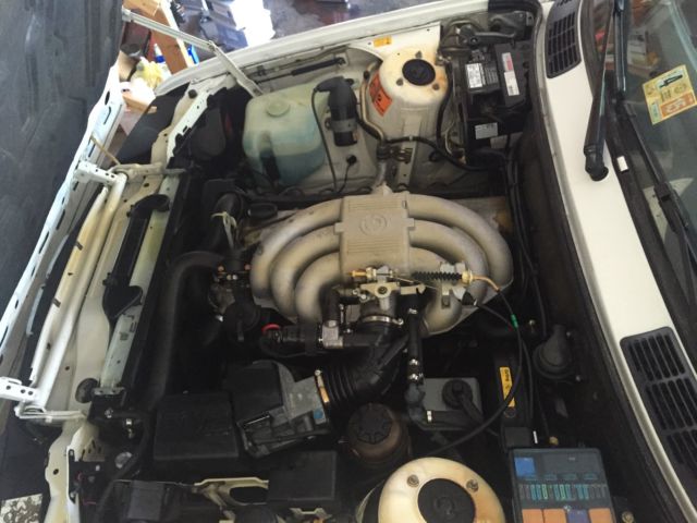 1989 white BMW 3-Series Convertible