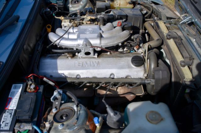 1988 Blue BMW 3-Series Convertible