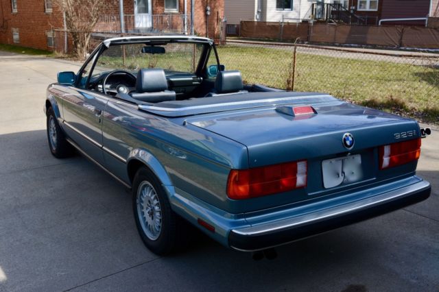 1988 Blue BMW 3-Series Convertible