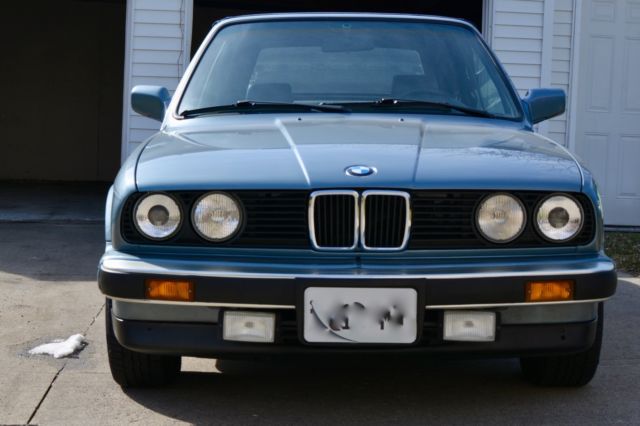 1988 Blue BMW 3-Series Convertible