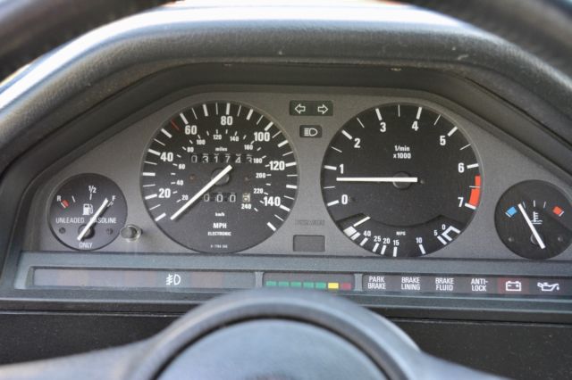 1988 Blue BMW 3-Series Convertible