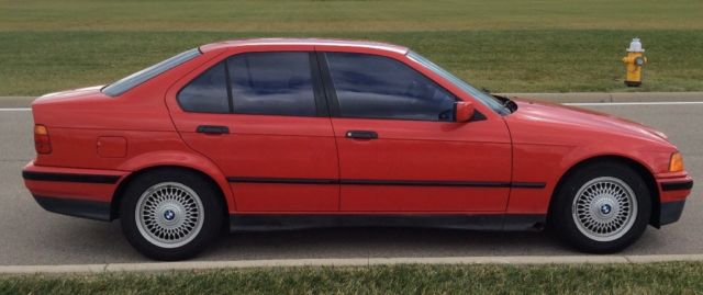 1993 Red BMW 3-Series