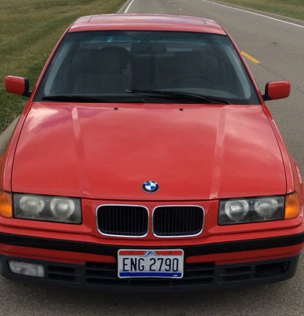 1993 Red BMW 3-Series