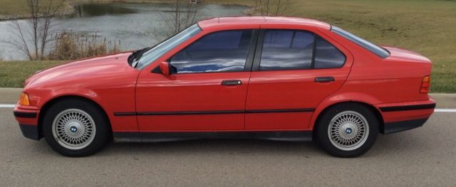 1993 Red BMW 3-Series