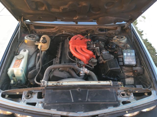 1988 Blue BMW 5-Series Sedan