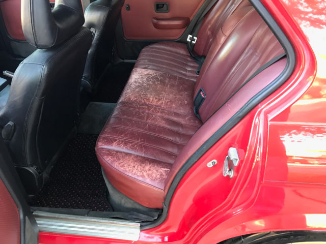 1987 Red BMW 5-Series Sedan