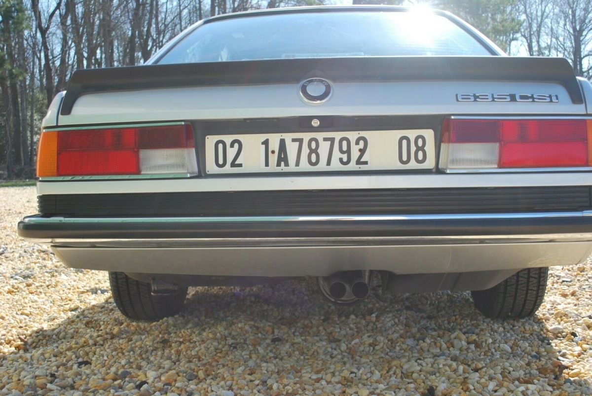 1983 Silver BMW 6-Series Coupe
