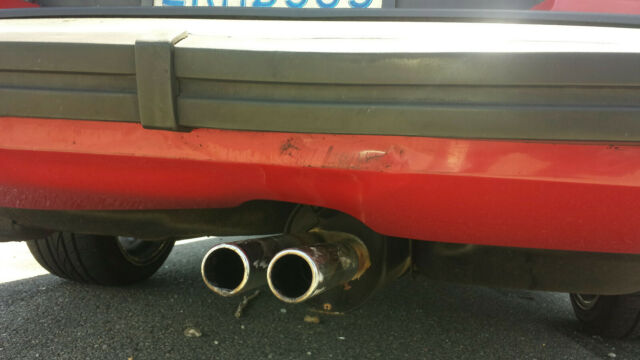 1986 Red BMW 6-Series Coupe