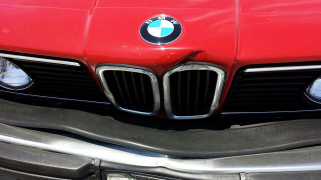1986 Red BMW 6-Series Coupe