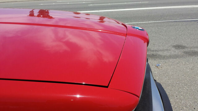 1986 Red BMW 6-Series Coupe