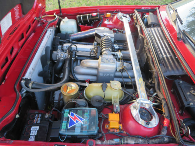 1988 Red BMW 6-Series Coupe