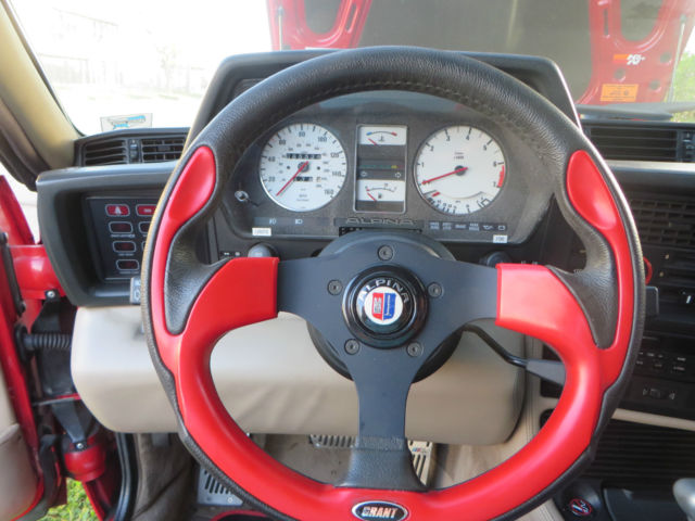 1988 Red BMW 6-Series Coupe