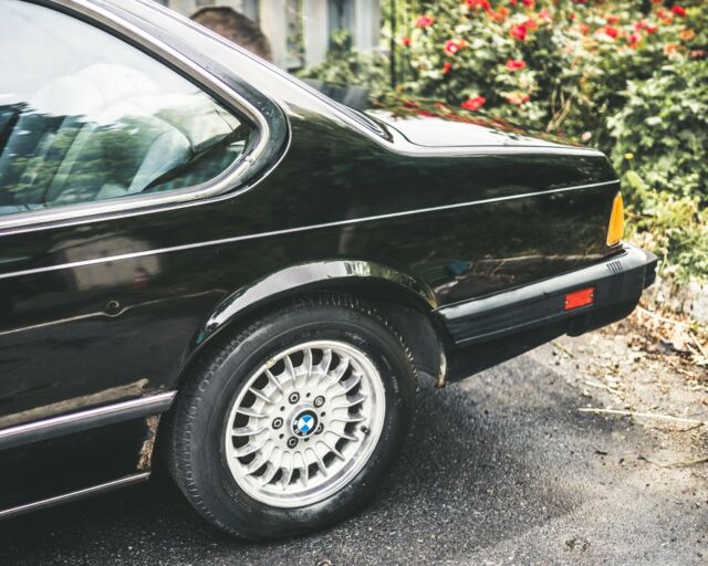 1987 Black BMW 6-Series Coupe