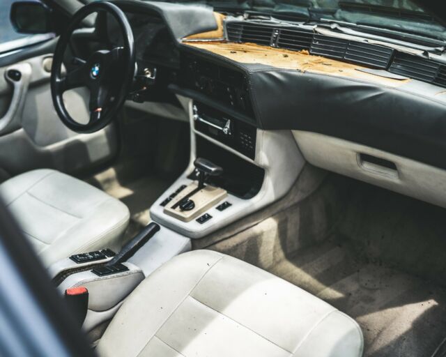 1987 Black BMW 6-Series Coupe