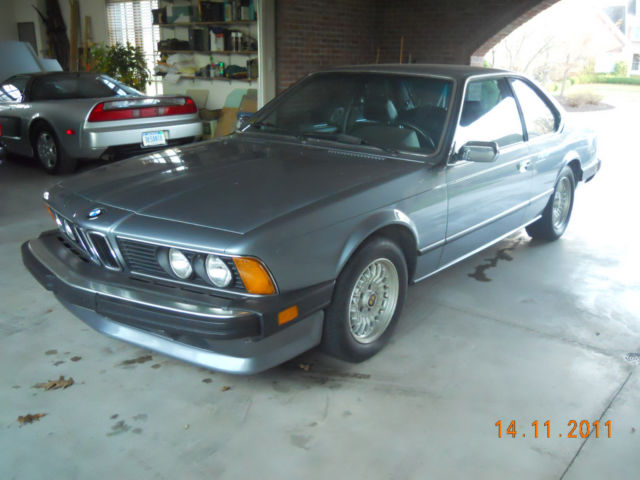 1984 Arctic Blue Metallic BMW 6-Series coupe