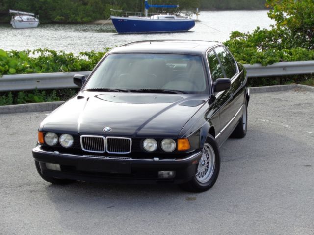 1992 Black BMW 7-Series