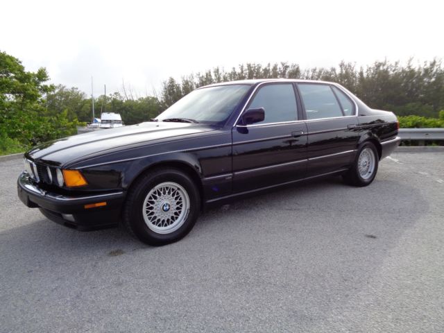 1992 Black BMW 7-Series