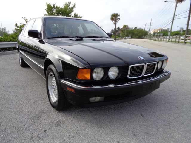 1992 Black BMW 7-Series