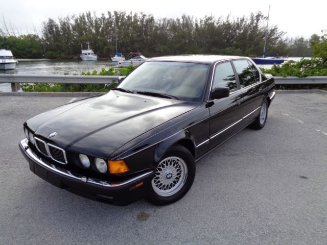 1992 Black BMW 7-Series