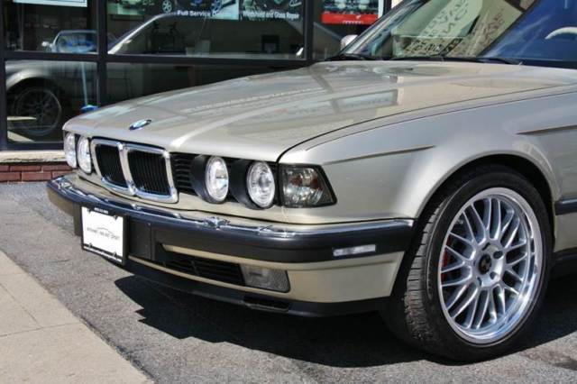 1990 Soft Gold BMW 7-Series Sedan
