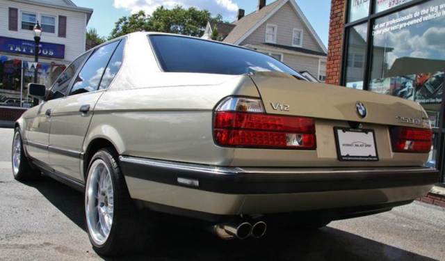 1990 Soft Gold BMW 7-Series Sedan