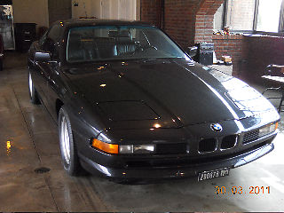 1993 black BMW 8-Series coupe