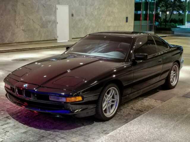 1993 Black BMW 8-Series Coupe