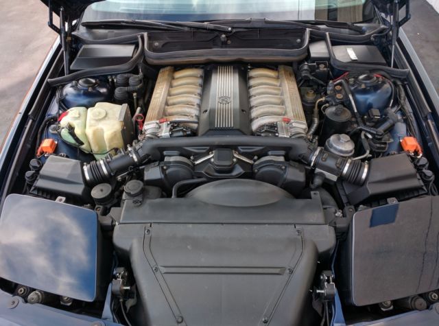 1991 Blue BMW 8-Series Coupe