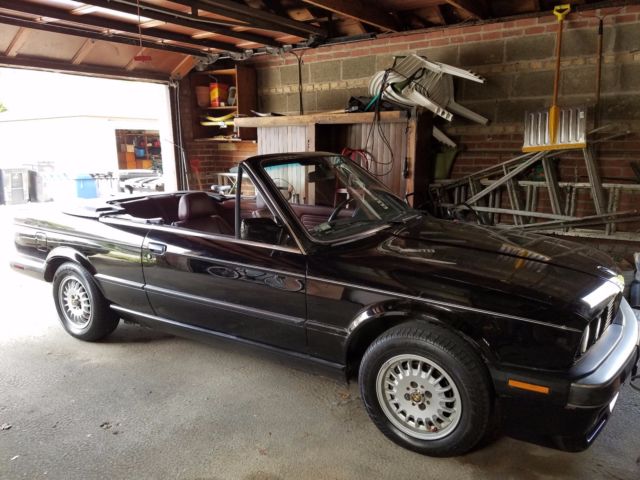 1988 Black BMW 3-Series