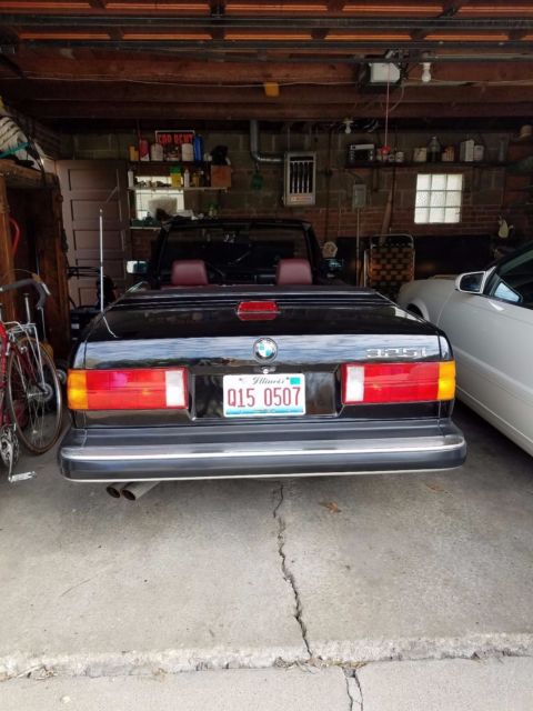 1988 Black BMW 3-Series