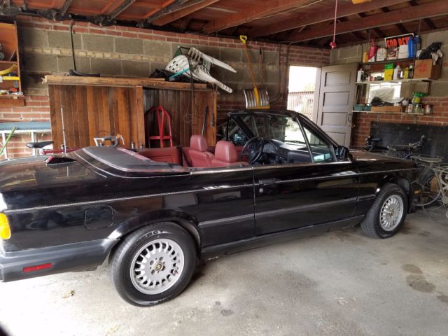 1988 Black BMW 3-Series