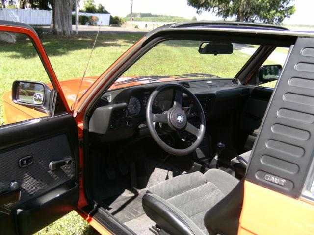 1982 Red BMW 3-Series Convertible