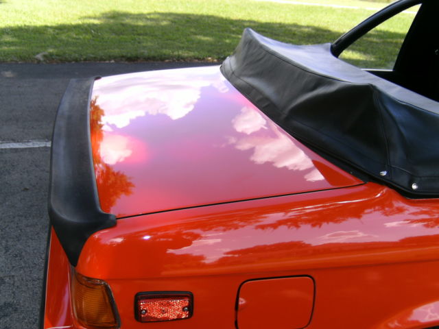 1982 Red BMW 3-Series Convertible