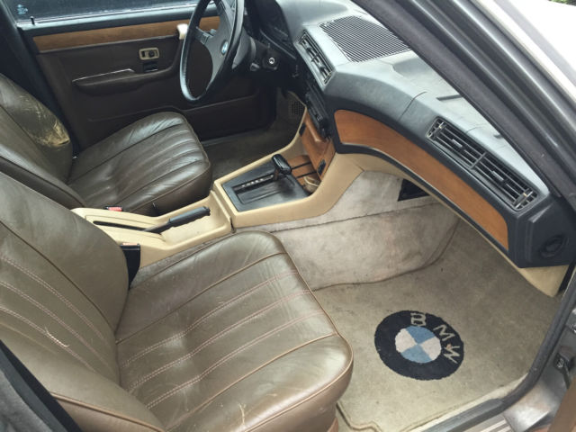 1980 Silver BMW 7-Series Sedan