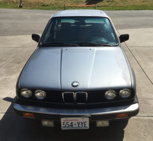 1986 Silver Blue BMW 3-Series Coupe
