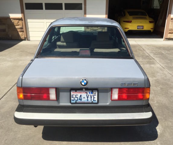 1986 Silver Blue BMW 3-Series Coupe