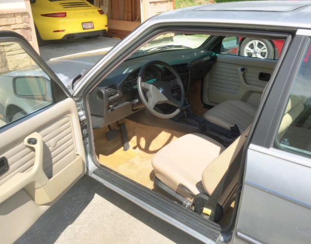 1986 Silver Blue BMW 3-Series Coupe