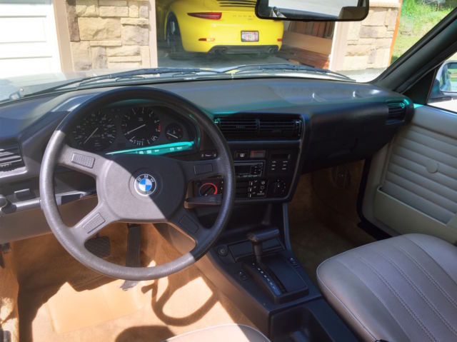 1986 Silver Blue BMW 3-Series Coupe