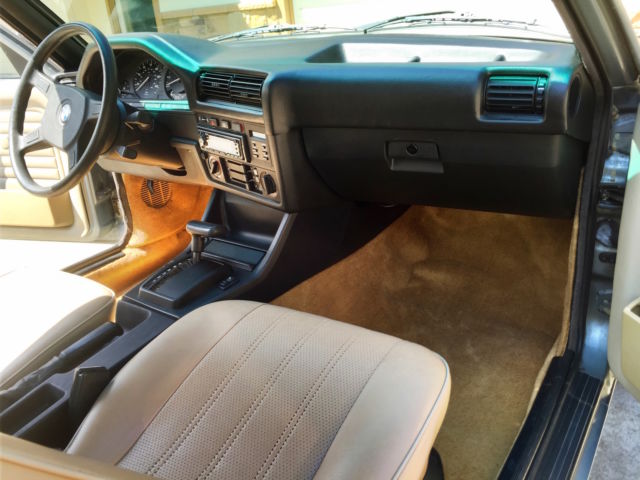 1986 Silver Blue BMW 3-Series Coupe