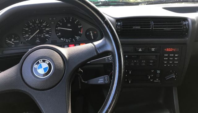 1987 Black BMW 3-Series Convertible