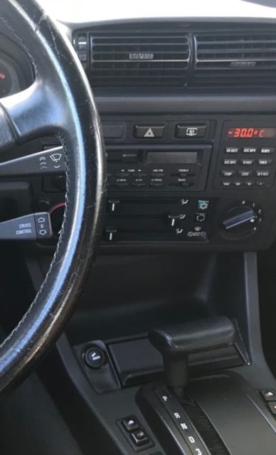 1987 Black BMW 3-Series Convertible