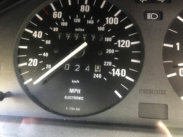 1987 Black BMW 3-Series Convertible