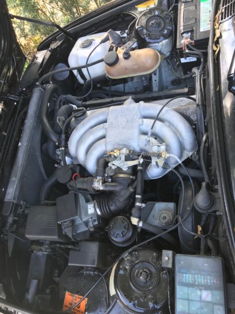 1987 Black BMW 3-Series Convertible