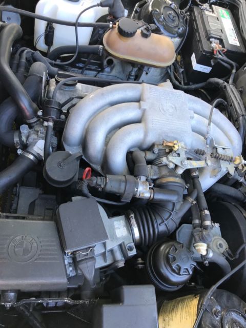 1987 Black BMW 3-Series Convertible